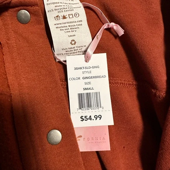 Rust Shacket - Picture 3 of 3